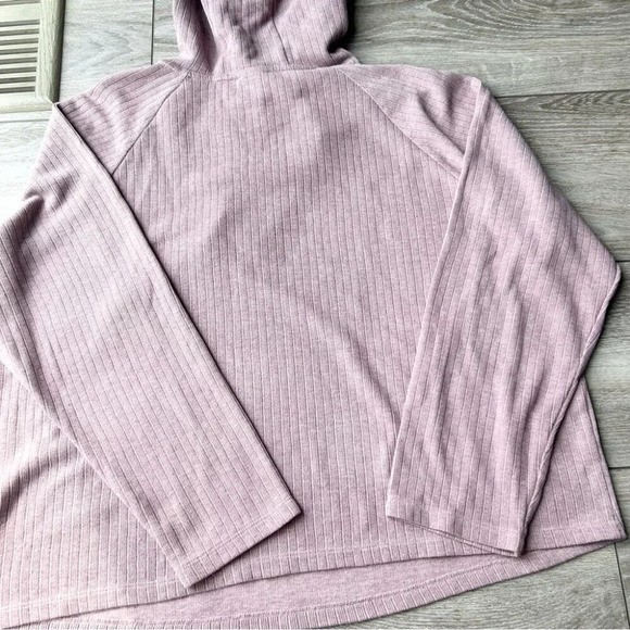 Shambhala Pink Waffle  Knit Sweatshirt Hoodie - Picture 15 of 15